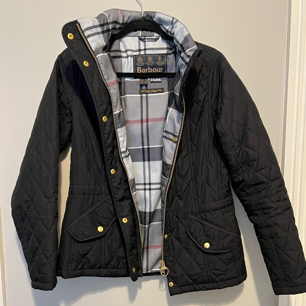 Navy Women’s Barbour Millfire Quilted Jacket